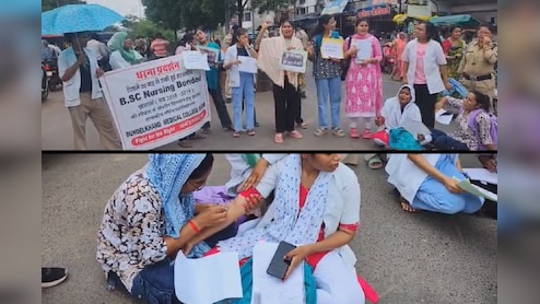 Sagar News: सड़क पर उतरी बुंदेलखंड मेडिकल कॉलेज की छात्राएं, अपने खून से लिखा पीएम मोदी को पत्र, जानें - पूरा मामला