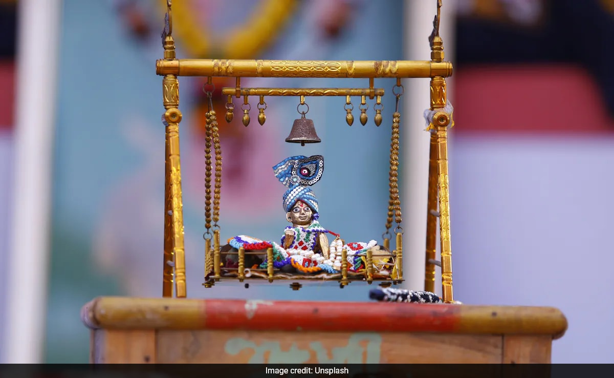 Кришна Янмаштами 2025 г Кришна е родена в Матура на