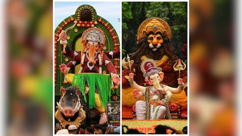 इस साल 'महावतार नरसिम्हा', गणपति पंडालों में दिख रही है फिल्मों की धूम