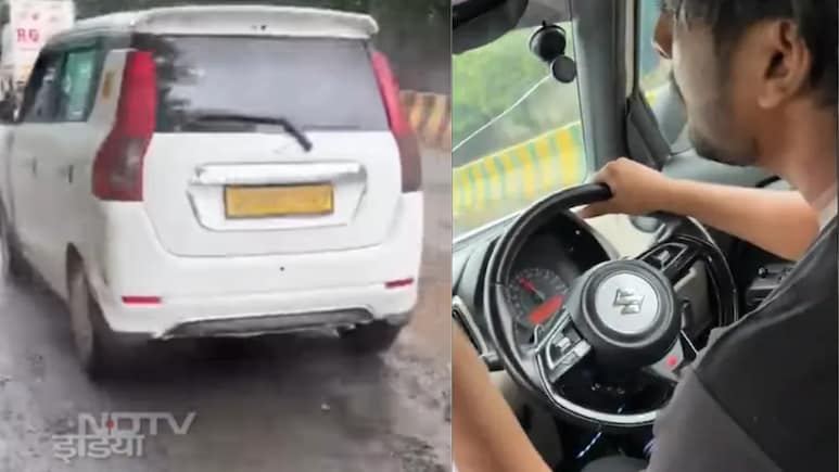Viral Video : "प्लीज गाडी थांबवा, माझी मुलगी सोबत आहे", कॅबमध्ये कुटुंबासोबत काय घडलं?