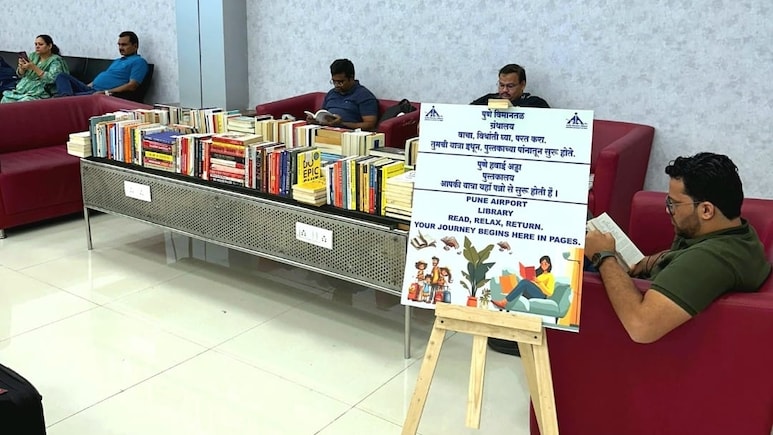 Pune Airport Launches Free Library To Help Flyers Unwind With A Book Pune Airport Launches Free Library To Help Flyers Unwind With A Book