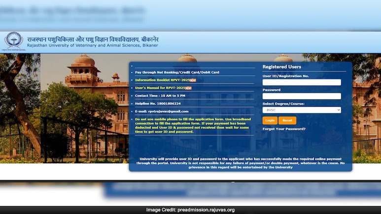 RPVT 2025 Result: Rajasthan Pre-Veterinary Result Declared, Download Directly Here RPVT 2025 Result: Rajasthan Pre-Veterinary Result Declared, Download Directly Here