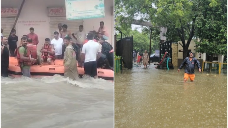 राजस्थान में आसमान से बरसी आफत! सवाई माधोपुर, कोटा, बूंदी में जनजीवन ठप, बचाव के लिए सेना बुलाई राजस्थान में आसमान से बरसी आफत! सवाई माधोपुर, कोटा, बूंदी में जनजीवन ठप, बचाव के लिए सेना बुलाई