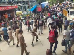 Video: Rain Halts Kedarnath Yatra, Pilgrims Break Barricades, Lathicharged