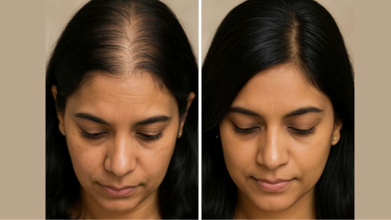 सिर पर धीरे-धीरे कम दिखने लगे हैं बाल? आज से ही फॉलो कर लें ये आयुर्वेदिक नुस्खा, डॉक्टर ने बताया वहीं रुक जाएगा हेयर फॉल