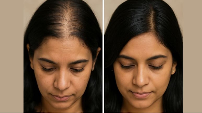 सिर पर धीरे-धीरे कम दिखने लगे हैं बाल? आज से ही फॉलो कर लें ये आयुर्वेदिक नुस्खा, डॉक्टर ने बताया वहीं रुक जाएगा हेयर फॉल