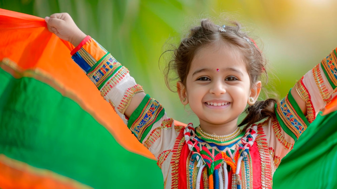 indian traditional dress kids