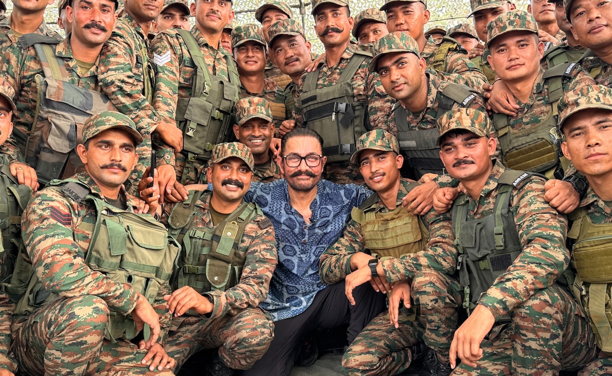 NDTV Jai Jawan 2025: Aamir Khan's Day Out With Indian Army In Jammu And Kashmir