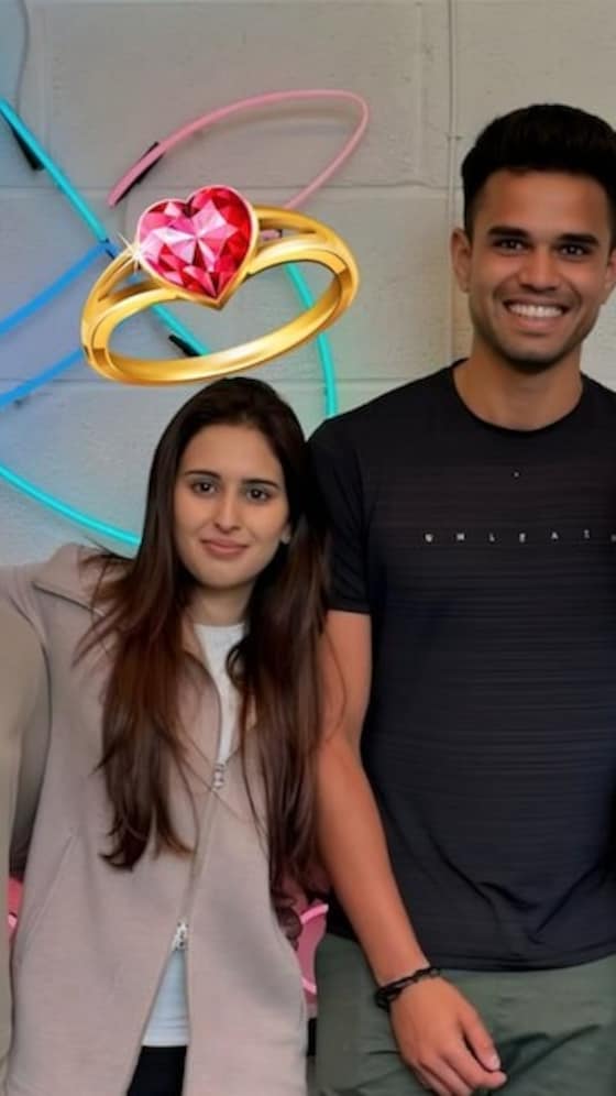 Arjun Tendulkar Gets Engaged To Saaniya Chandok