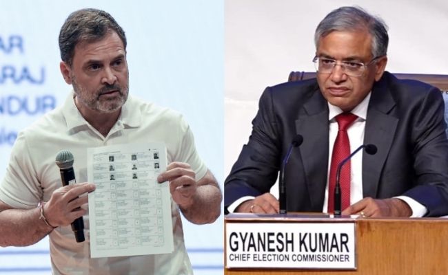 "Insult To Constitution": Poll Body On Rahul Gandhi's 'Vote Fraud' Charge