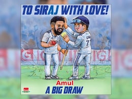 Amul Shares Topical For "Lion-Hearted Fast Bowler" Mohammed Siraj's Oval Test Win Amul Shares Topical For "Lion-Hearted Fast Bowler" Mohammed Siraj's Oval Test Win