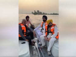 Video: Punjab Ministers Discuss Sweden, Goa Cruises During Flood Inspection