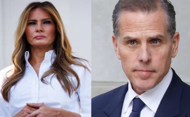 Melania Trump Threatens To Sue Hunter Biden Over Epstein Claims