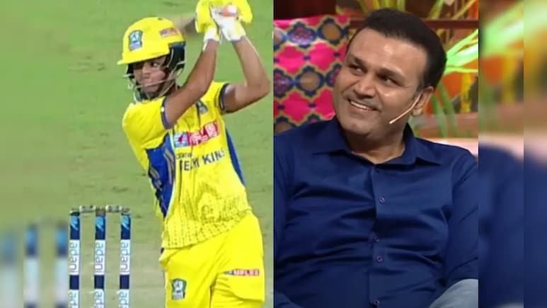 'जैसे पापा, वैसा बैटा',  आर्यवीर के भारतीय टेस्ट पेसर के खिलाफ ये दो चौके आपको यह कहने पर मजबूर कर देंगे
