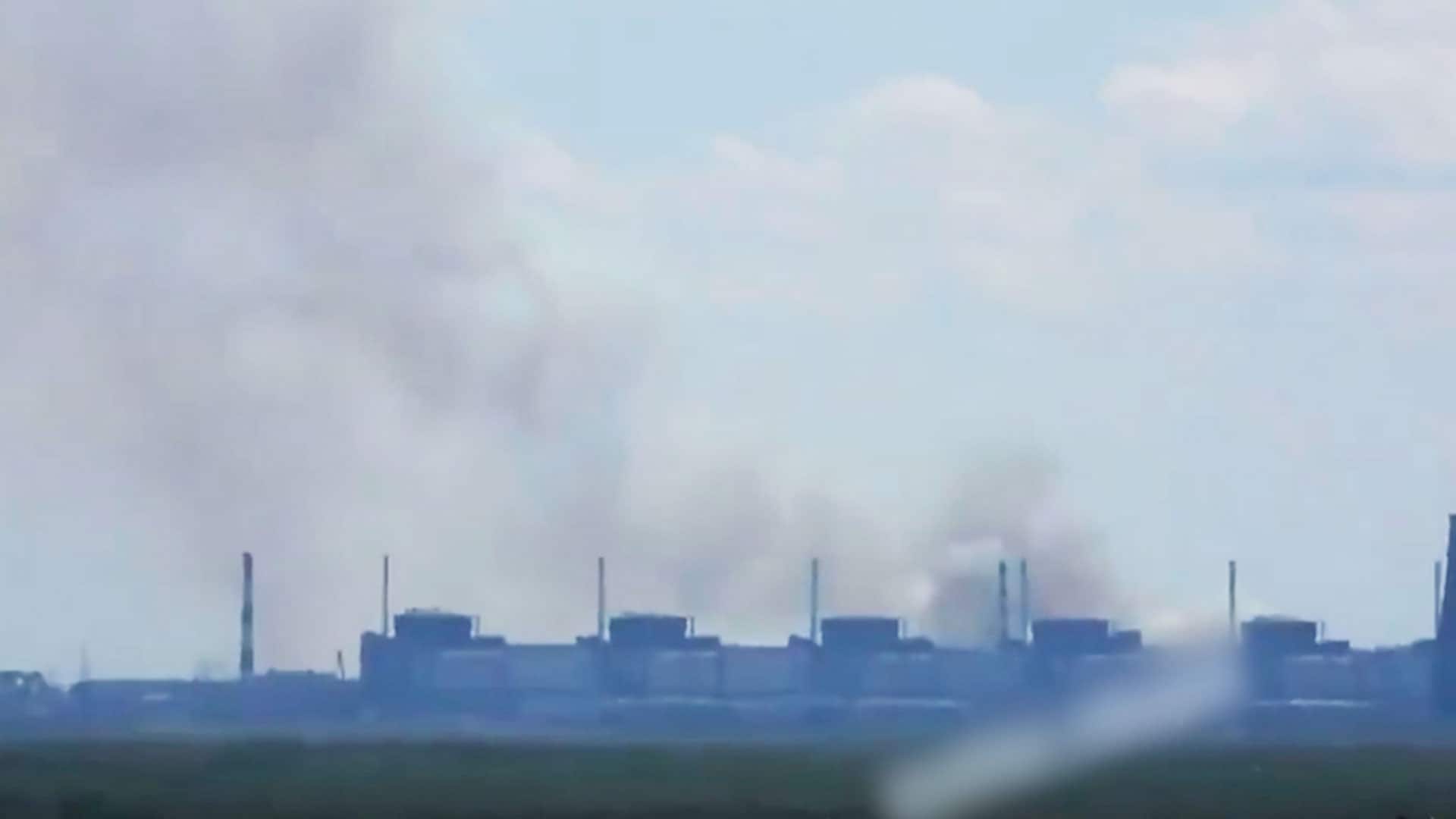 Video: Explosions Reported, Smoke Seen At Ukraine's Zaporizhzhia Nuclear Plant
