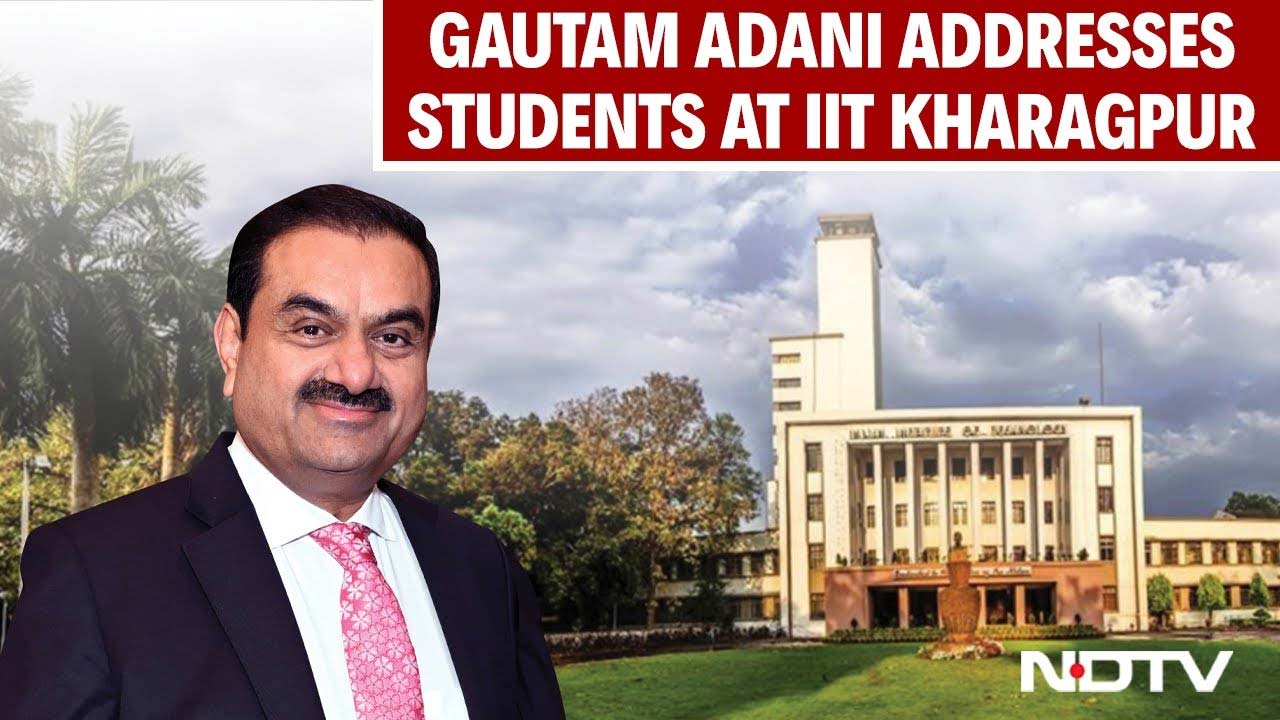 Video: Gautam Adani Addresses Students On The 75th Foundation Day Of IIT-Kharagpur