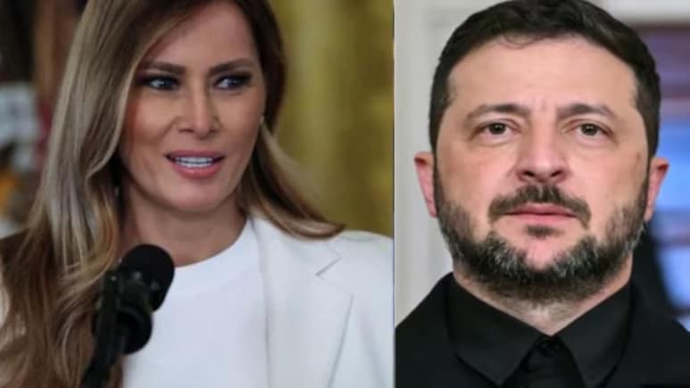 Zelensky Thanks Melania Trump For Writing Peace Note To Putin