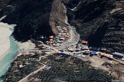 Uttarkashi Cloudburst: Map Shows Devastation At Dharali Village Uttarkashi Cloudburst: Map Shows Devastation At Dharali Village