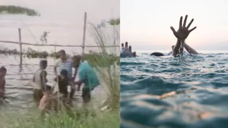 बिहार के मुजफ्फरपुर में डूबने से पांच बच्चों की दर्दनाक मौत, गांव में पसरा मातम बिहार के मुजफ्फरपुर में डूबने से पांच बच्चों की दर्दनाक मौत, गांव में पसरा मातम
