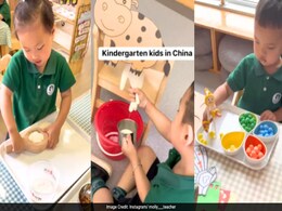 Viral Video Shows Chinese Children Learning Cooking, Other Skills In Kindergarten Viral Video Shows Chinese Children Learning Cooking, Other Skills In Kindergarten
