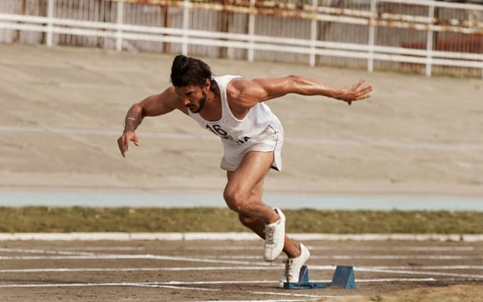 A scene from Bhaag Milkha Bhaag A scene from Bhaag Milkha Bhaag