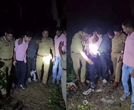 आगरा में मुठभेड़ के बाद नाबालिग से रेप मामले का आरोपी गिरफ्तार, पैर में लगी गोली