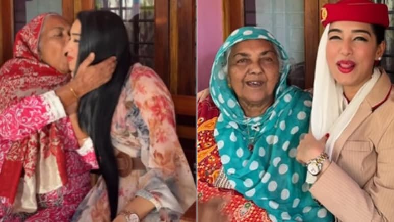दादी को सरप्राइज देने दुबई से केरल पहुंचीं फ्लाइट अटेंडेंट, गिफ्ट में दी ऐसी चीज, Video देख इमोशनल हुए लोग