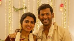 In Pics: Tamil Stars Vishal And Sai Dhanshika Are Engaged