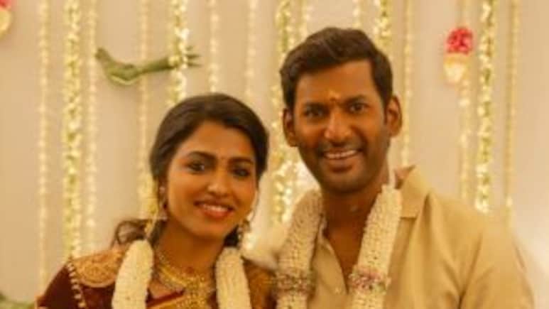 In Pics: Tamil Stars Vishal And Sai Dhanshika Are Engaged In Pics: Tamil Stars Vishal And Sai Dhanshika Are Engaged
