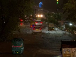 Heavy Rain In Delhi Causes Waterlogging, Over 180 Flights Impacted Heavy Rain In Delhi Causes Waterlogging, Over 180 Flights Impacted