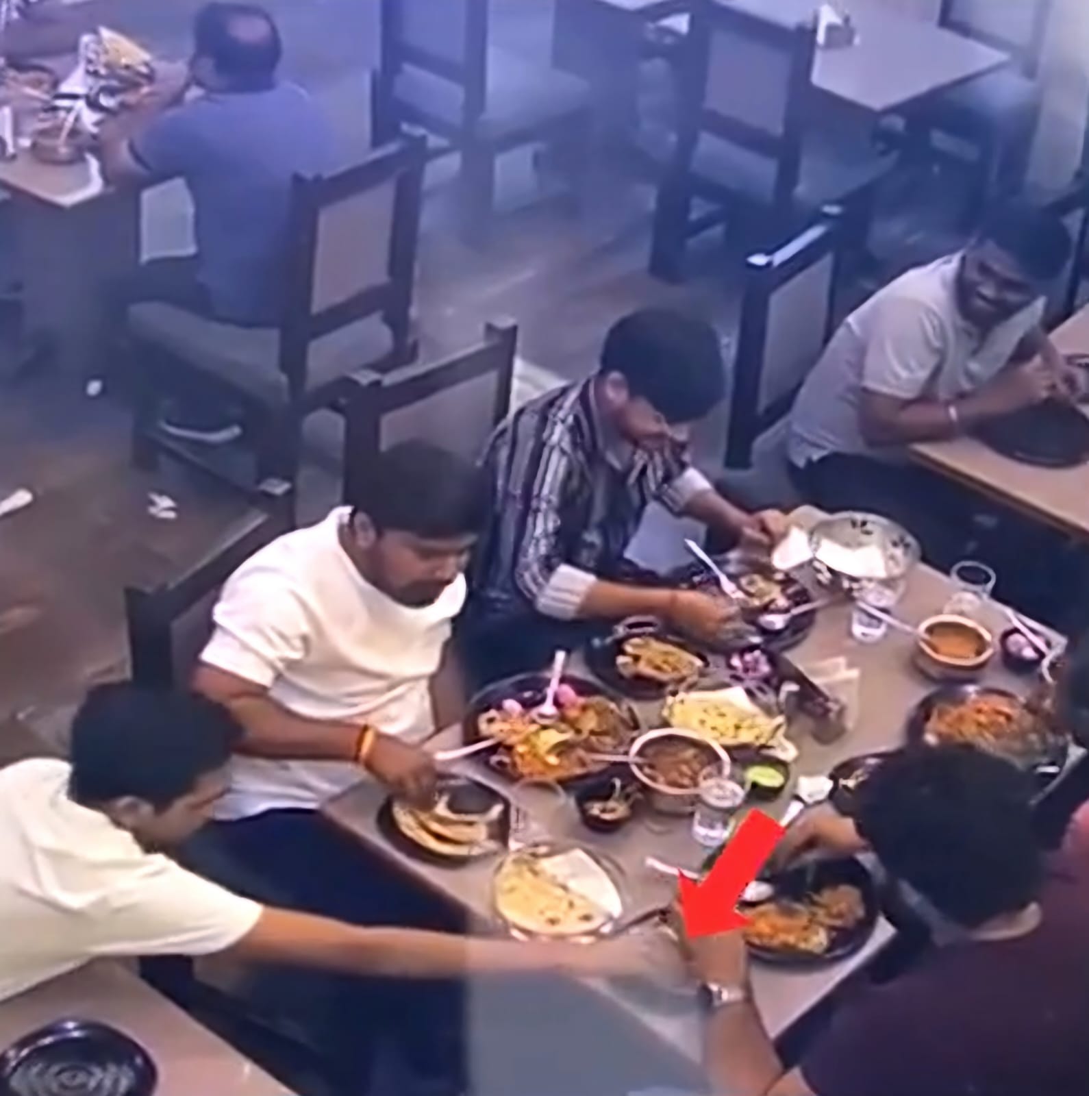 Diners Place Meat Bone In Veg Biryani To Avoid Paying Bill, Caught On CCTV