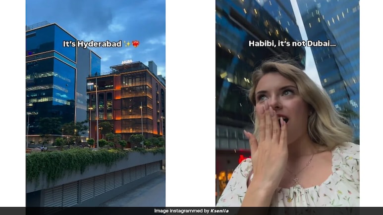 Russian Vlogger Marvels At Hyderabad's "World-Class" Infrastructure, Video Sparks Debate Russian Vlogger Marvels At Hyderabad's "World-Class" Infrastructure, Video Sparks Debate