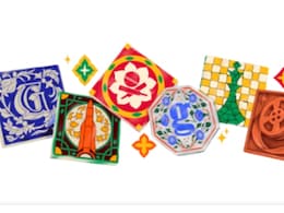 Google Doodle on India's 79th Independence Day: जयपुर की नीली मिट्टी की टाइल ने गूगल डूडल में पाई जगह, स्वतंत्रता दिवस पर देश की कला को सलाम