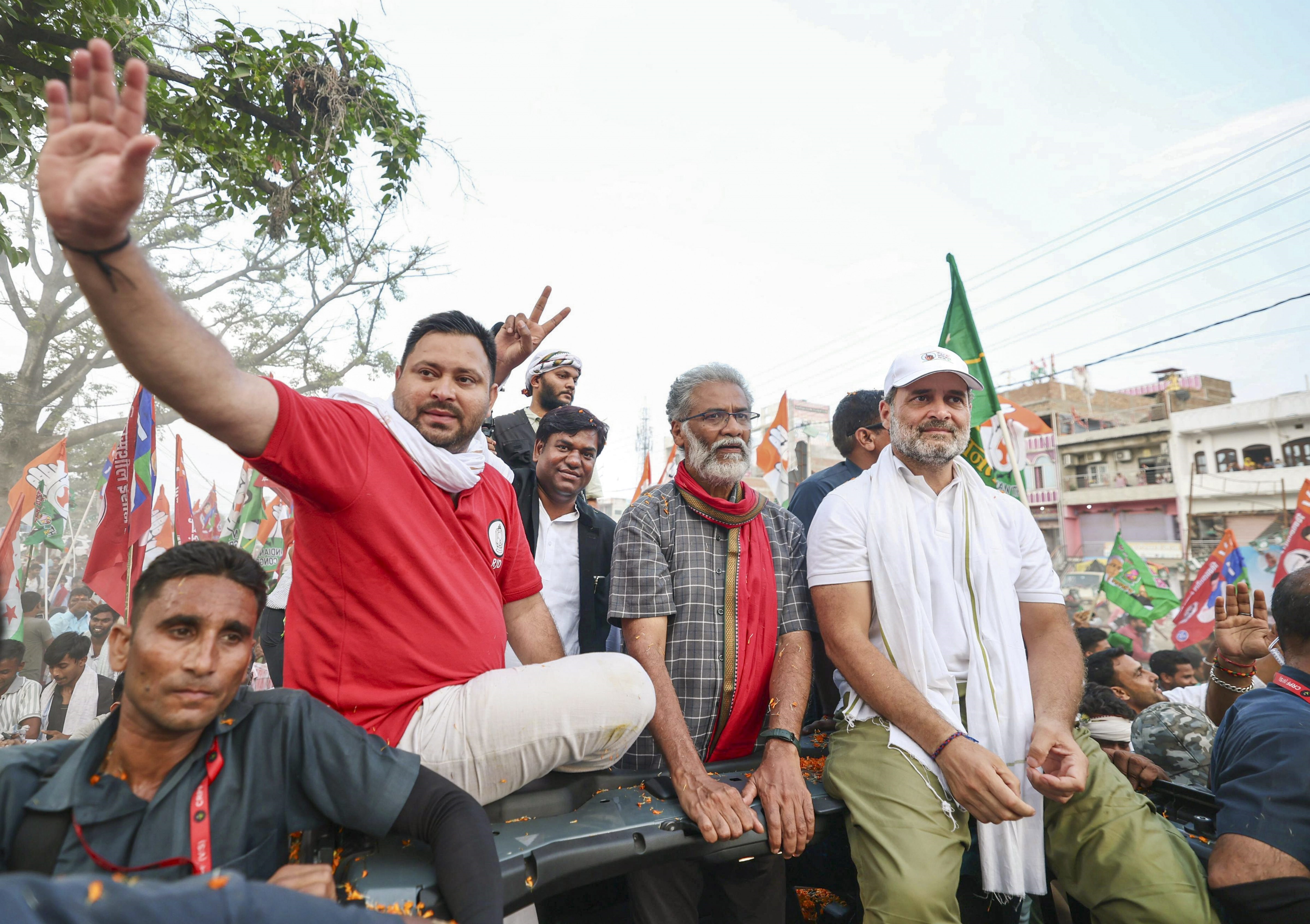माफी नहीं... राहुल-तेजस्वी की यात्रा में पीएम मोदी की मां को अपशब्द कहे जाने पर भड़की बीजेपी