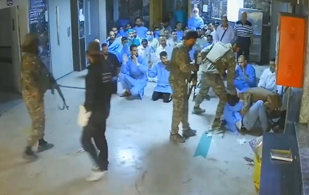 Video: Syria Hospital Staff Forced To Kneel. One Who Rose Up Shot Dead