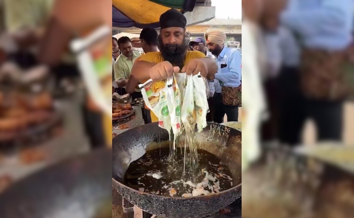 Ludhiana Vendor's Oil Pouch Method Sparks Health Concerns