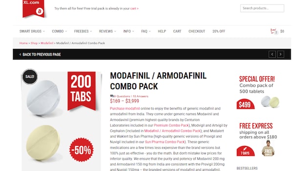 Order high-quality generic combo packs from ModafinilXL