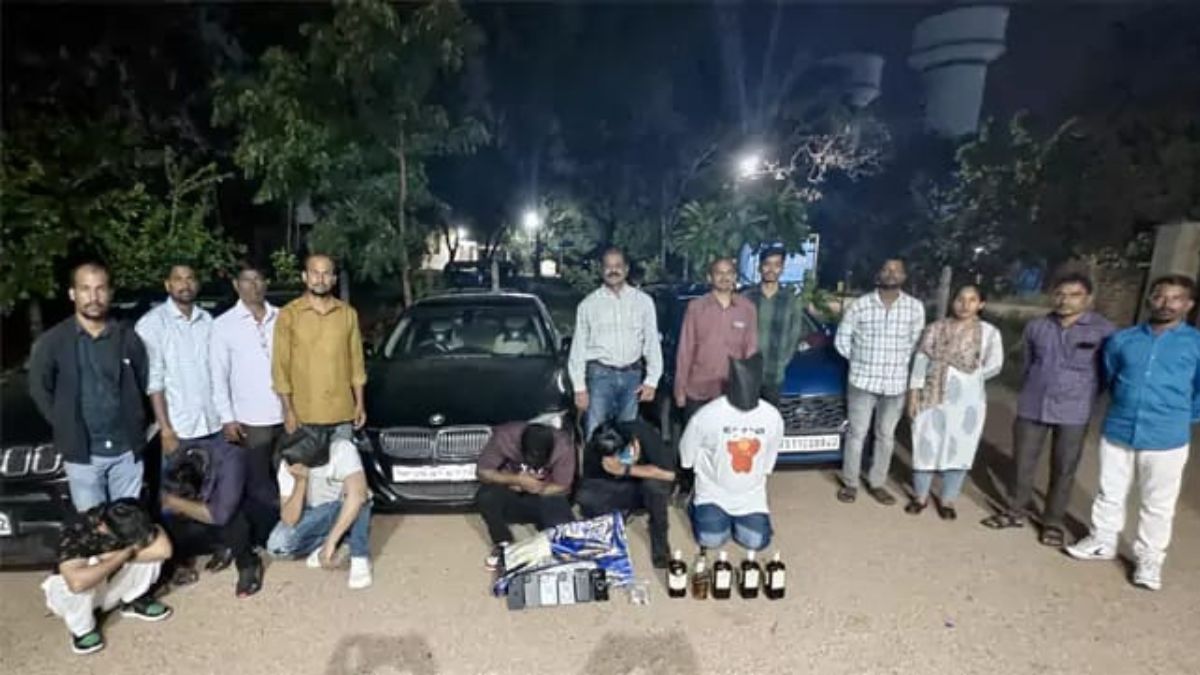 Drugs Seized During Party At Telangana Farmhouse, 6 Techies Arrested
