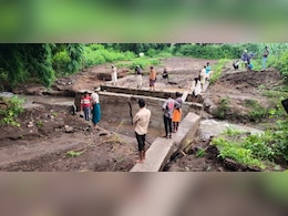 पहली बारिश ही नहीं झेल पाई नवनिर्मित पुलिया, 15 लाख रुपये लागत बहा पानी में, जानें - पूरा मामला