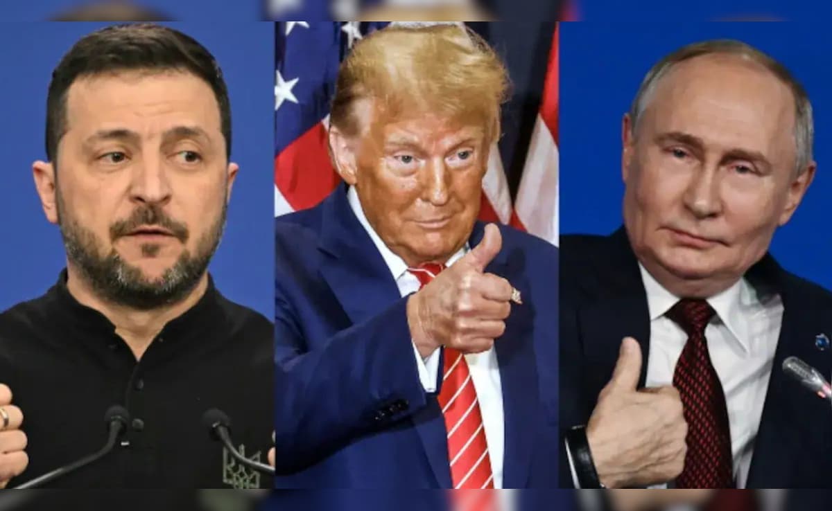 US-Russia Summit In Alaska A "Personal Victory" For Putin: Zelensky