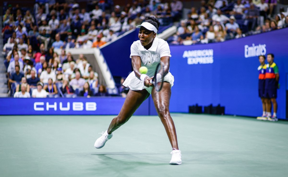 Battling Venus Williams Falls Short On US Open Return