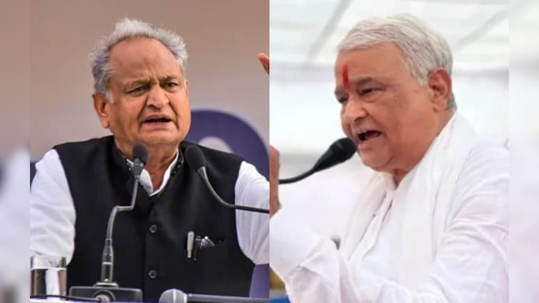 Rajasthan: गहलोत के बयान पर किरोड़ी का पलटवार, कहा- सरकार गिराने के सूत्रधार खुद गहलोत थे Rajasthan: गहलोत के बयान पर किरोड़ी का पलटवार, कहा- सरकार गिराने के सूत्रधार खुद गहलोत थे