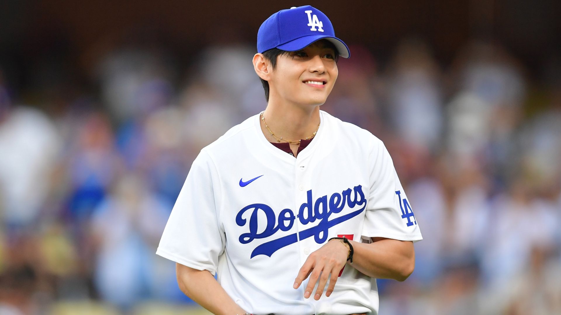 BTS Member V's Ceremonial First Pitch At Los Angeles Dodgers Game Goes Viral, Fans Celebrate