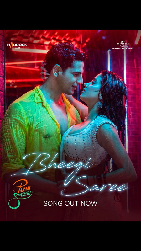 'परम सुंदरी' के गाने 'भीगी साड़ी' में दिखी सिद्धार्थ-जाह्नवी की सिजलिंग केमिस्ट्री, फैंस बोले- आग लगा दी