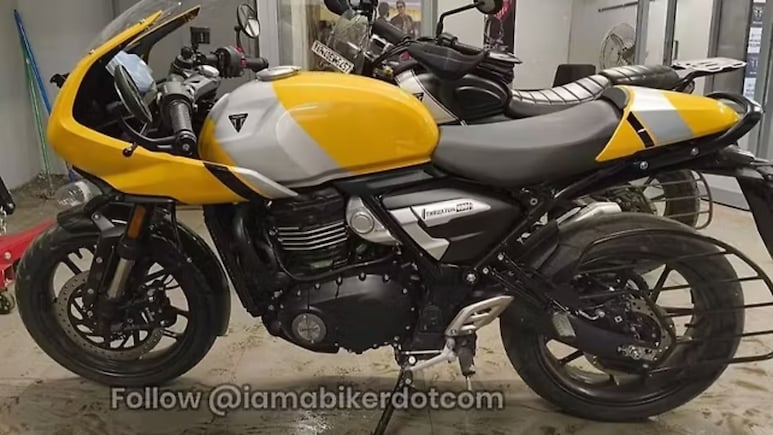 Triumph Thruxton 400 Fully Revealed In Leaked Images Ahead Of August 6 Launch Triumph Thruxton 400 Fully Revealed In Leaked Images Ahead Of August 6 Launch