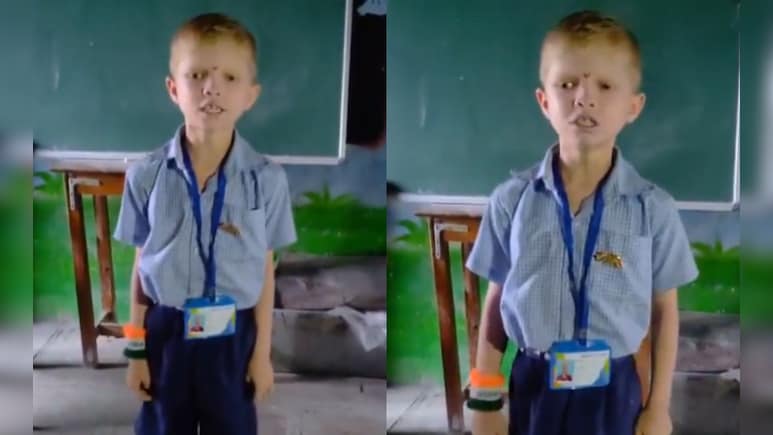 Kartik Vajir Speech: 'आमचा मंत्री पत्ते खेळतो',  चौथीतल्या भोऱ्याचा कोकाटेंवर निशाणा; भाषणाचा जबरदस्त VIDEO