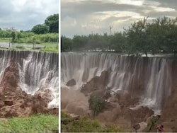 2-Km Crater Forms In Rajasthan Village As Dam Overflows Due To Heavy Rain