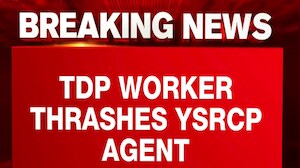 Andhra Pradesh By-Poll Violence: TDP Worker Thrashes YSRCP Agent