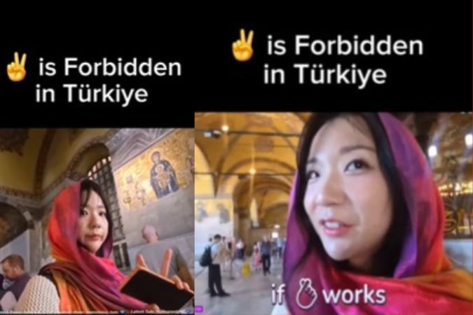 South Korean Vlogger Makes Peace Sign In Turkey, What Happens Next Leaves Her Stunned
