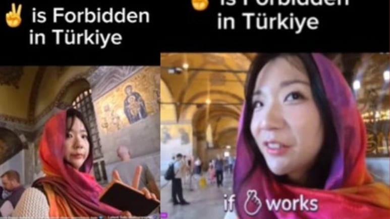 South Korean Vlogger Makes Peace Sign In Turkey, What Happens Next Leaves Her Stunned
